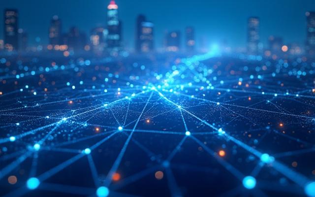 複数のオフィスを繋ぎ、ビジネスを拡大するイメージ